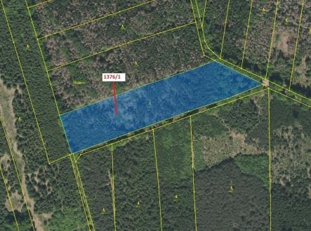 Prodej pozemku, les, 13 807 m²