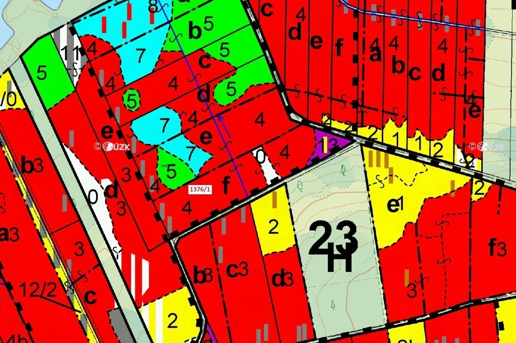 Lesní pozemek o výměře 13 807 m2, podíl 1/1, katastrální území Břehov, obec Břehov, obec s rozšířeno