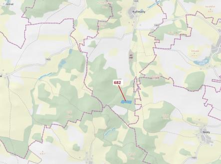 Prodej pozemku, les, 11 584 m²