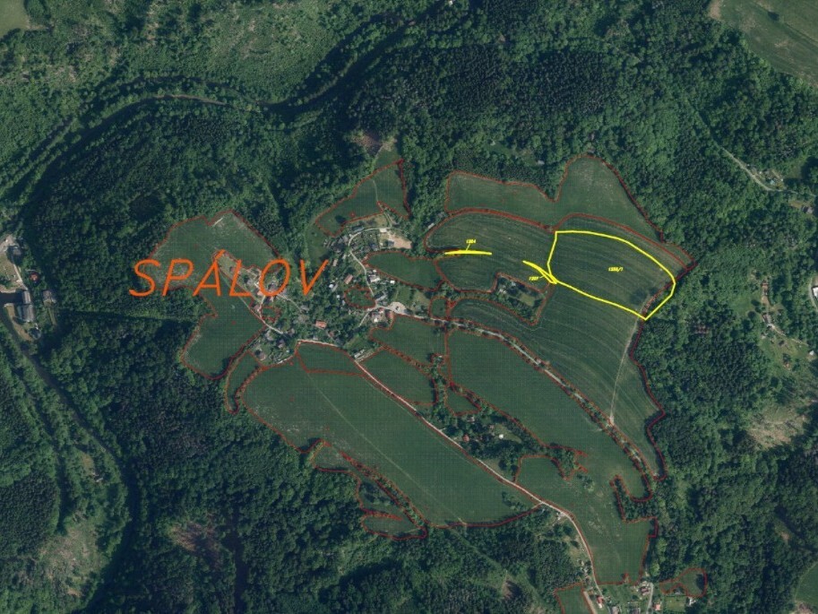 Pozemek o velikosti 28066m2, Spálov u Semil