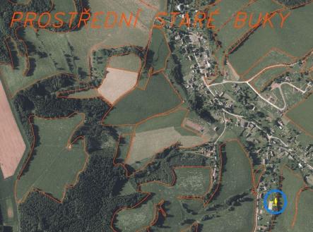 Prodej pozemku, trvalý travní porost, 109 m²