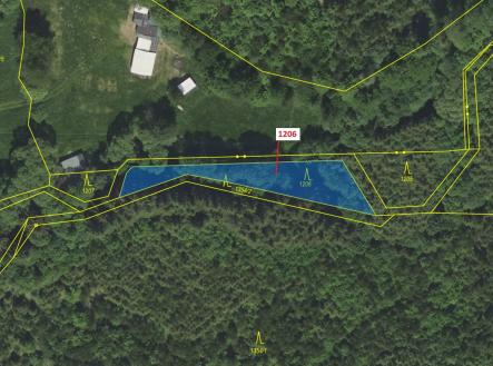 Prodej pozemku, les, 795 m²