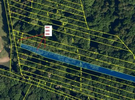 Prodej pozemku, les, 3 483 m²