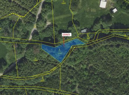 Prodej pozemku, les, 633 m²