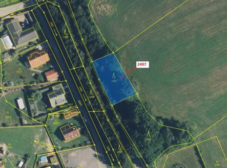 Prodej pozemku, les, 797 m²