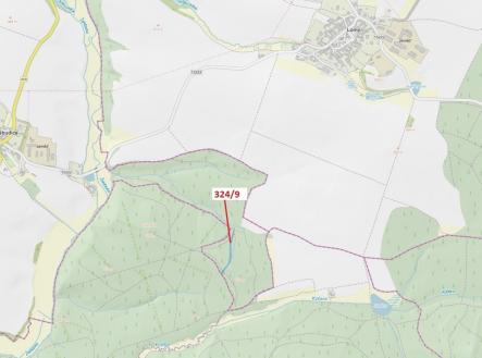 Prodej pozemku, les, 1 978 m²