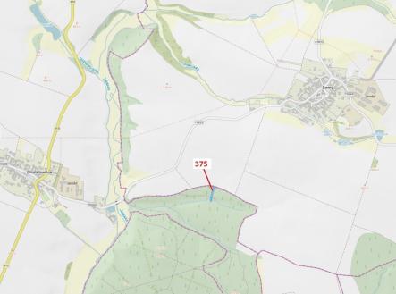 Prodej pozemku, les, 1 497 m²