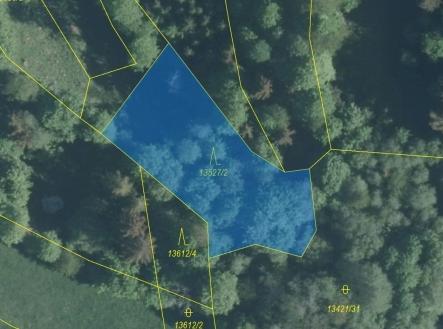 Prodej pozemku, les, 1 230 m²