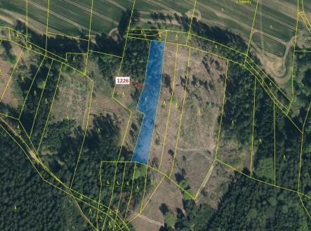 Prodej pozemku, les, 3 593 m²