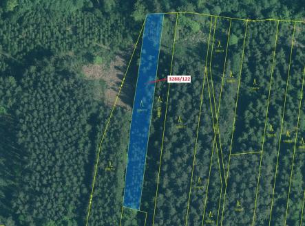 Prodej pozemku, les, 1 942 m²