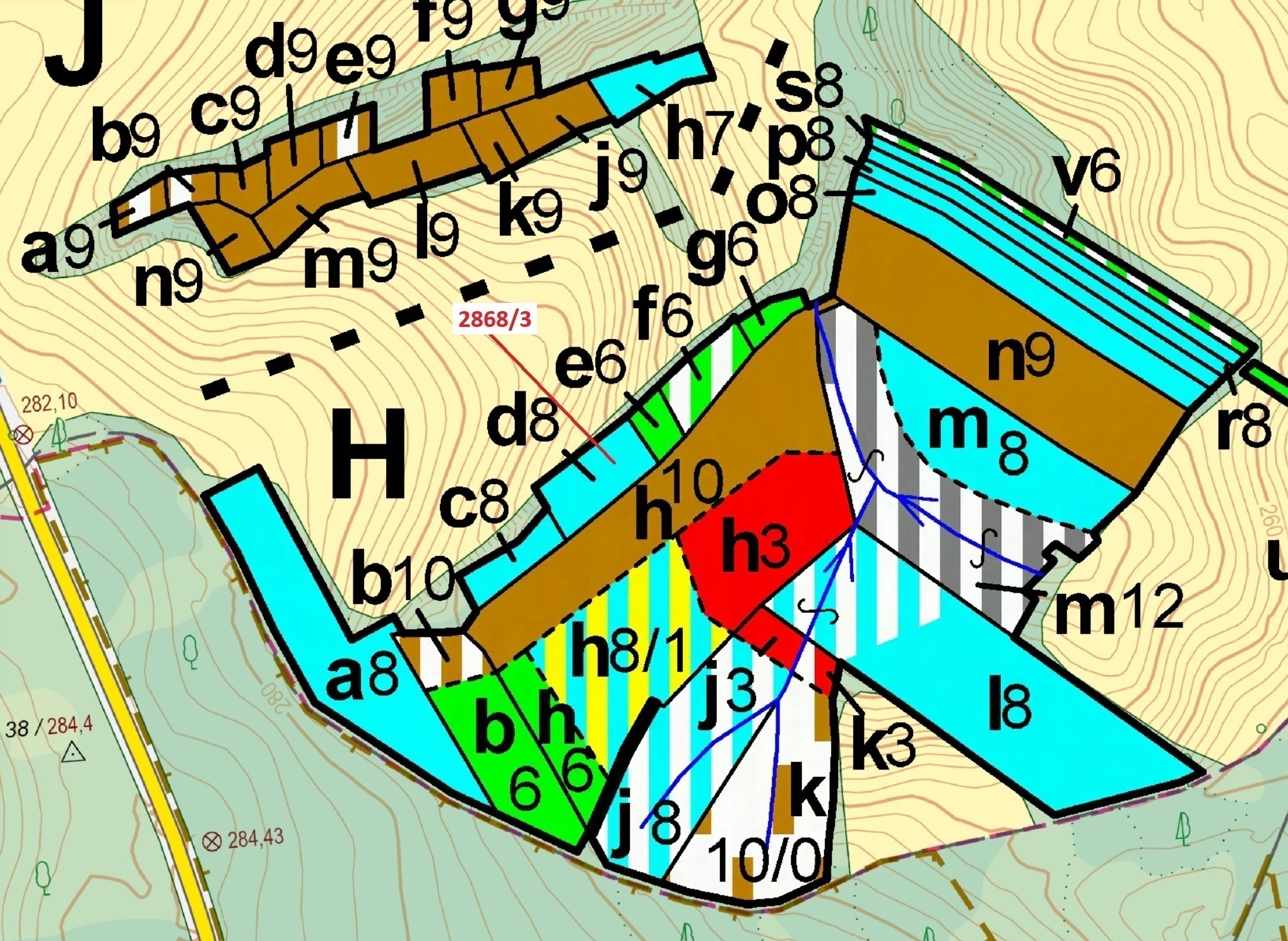Lesní pozemek o výměře 1321 m2, podíl 1/1, katastrální území Píšť, obec Píšť, obec s rozšířenou půso