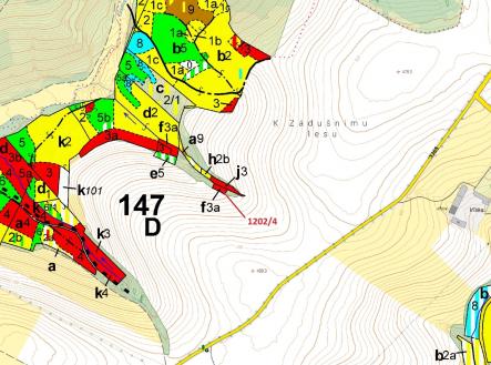 Prodej pozemku, les, 356 m²