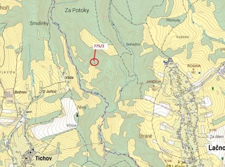 Prodej pozemku, les, 281 m²