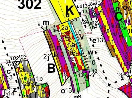 Prodej pozemku, les, 703 m²
