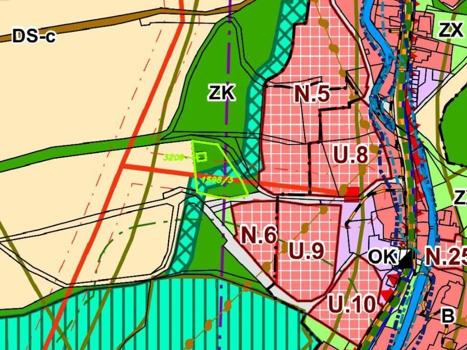 Pozemek o velikosti 1719m2, Petrovice u Chabařovic