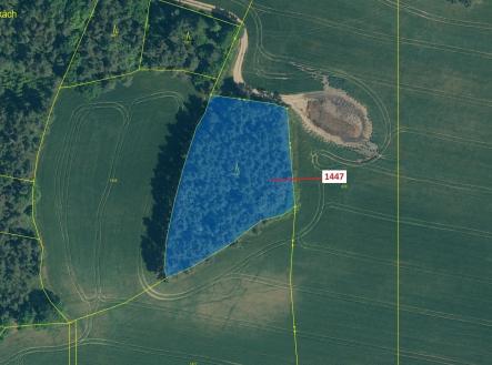 Prodej pozemku, les, 4 542 m²