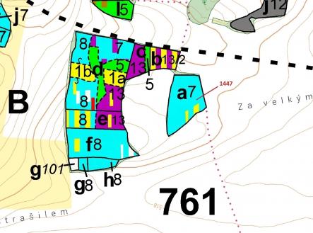 Prodej pozemku, les, 4 542 m²