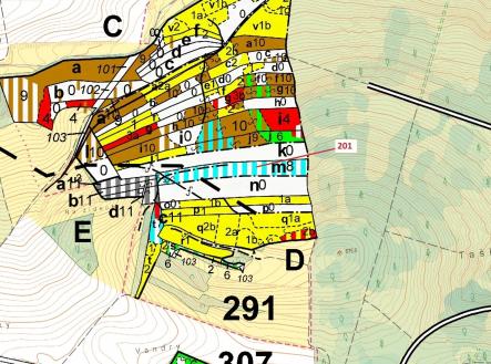 Prodej pozemku, les, 7 796 m²