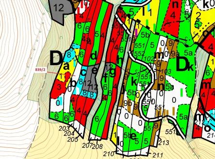 Prodej pozemku, les, 5 465 m²