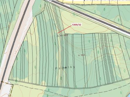 Prodej pozemku, les, 4 949 m²