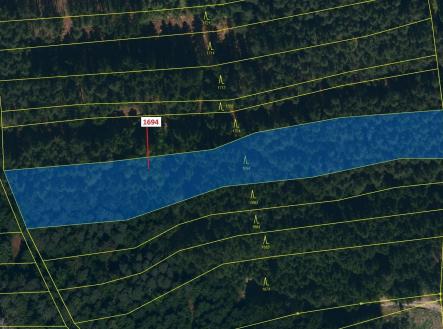 Prodej pozemku, les, 5 755 m²