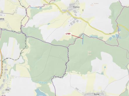 Prodej pozemku, les, 5 036 m²