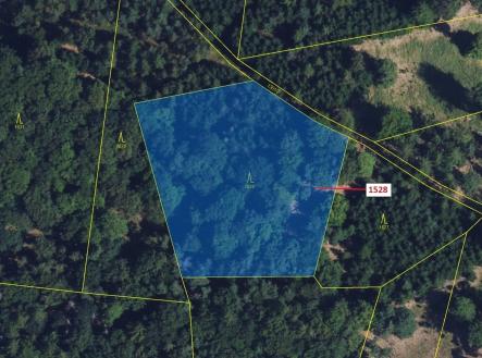 Prodej pozemku, les, 5 323 m²