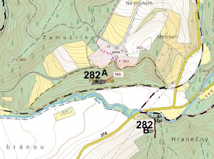 Prodej pozemku, les, 1 793 m²