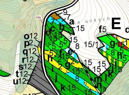 Prodej pozemku, les, 1 796 m²