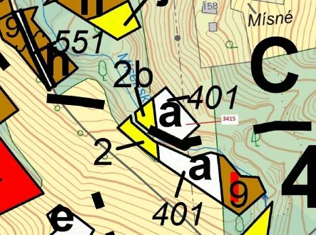 Prodej pozemku, les, 1 093 m²