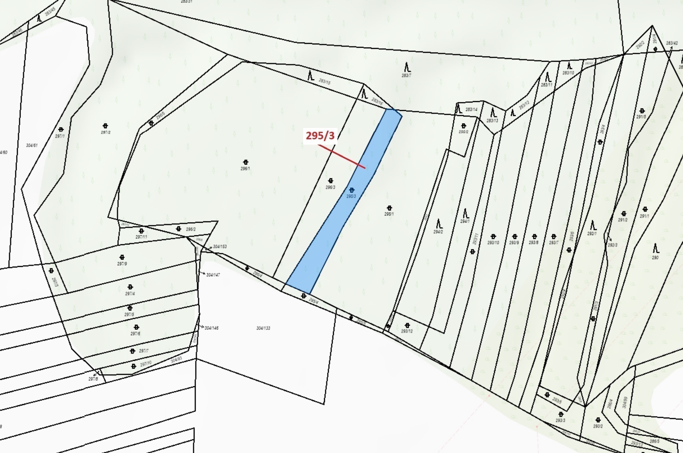Ostatní plocha o výměře 789 m2, podíl 1/1, katastrální území Hrubšice, obec Ivančice, obec s rozšíře