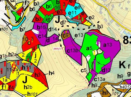 Prodej pozemku, les, 2 117 m²