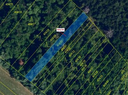 Prodej pozemku, les, 409 m²