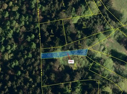 Prodej pozemku, les, 273 m²