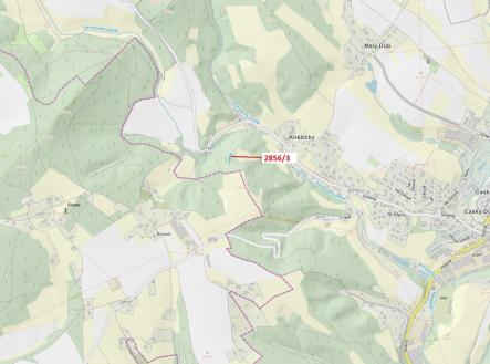 Prodej pozemku, les, 448 m²