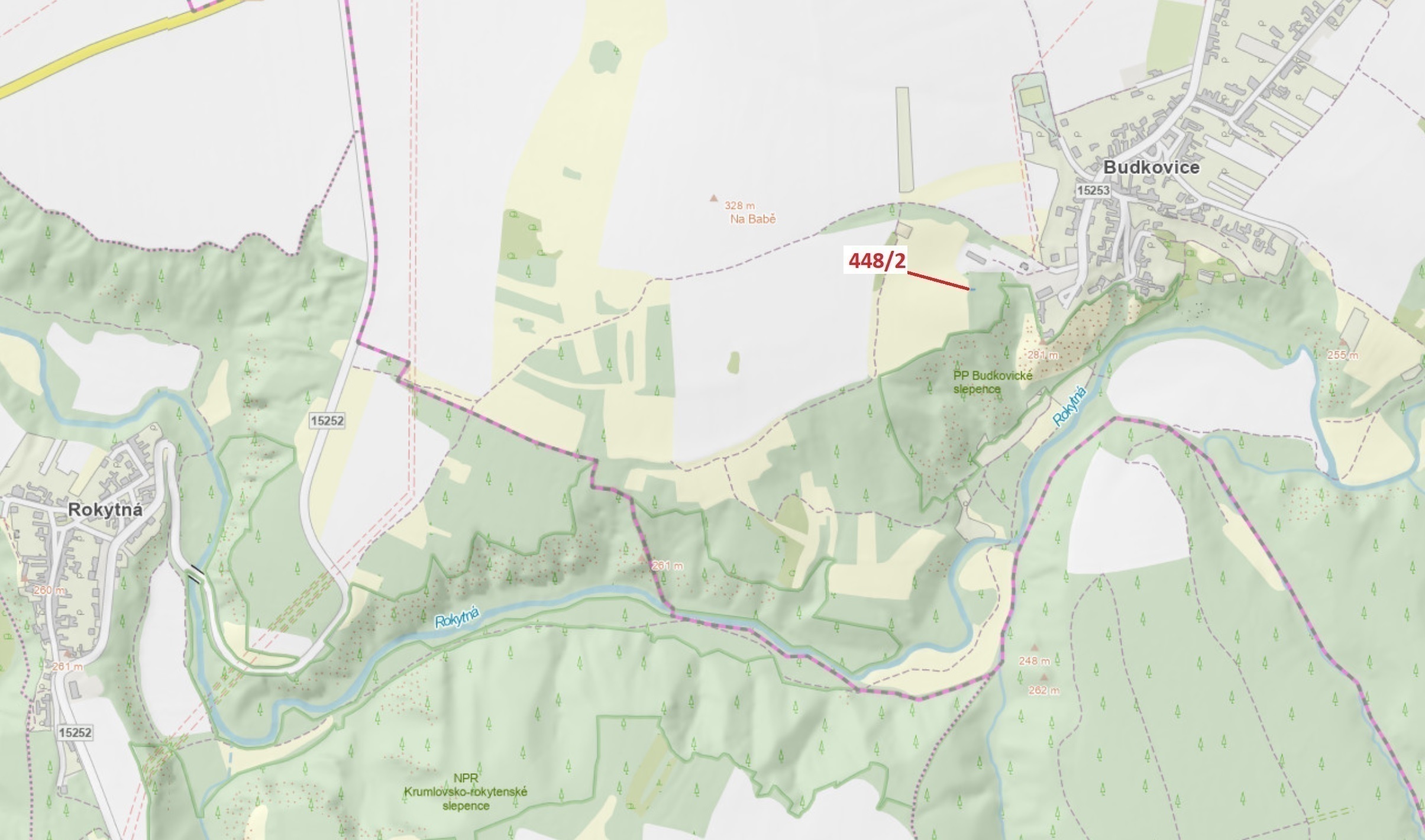 Ostatní plocha o výměře 18 m2, podíl 1/1, katastrální území Budkovice, obec Ivančice, obec s rozšíře