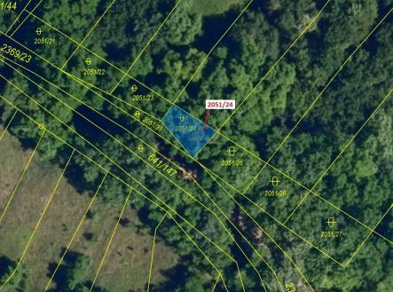 Prodej pozemku, les, 64 m²