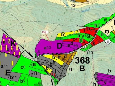 Prodej pozemku, les, 25 680 m²