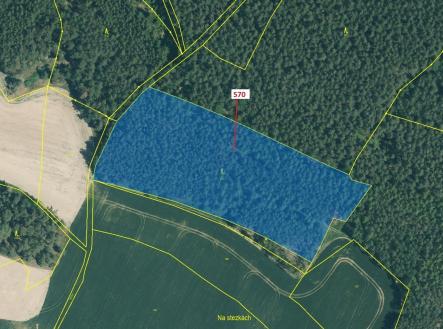 Prodej pozemku, les, 14 260 m²