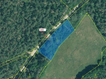 Prodej pozemku, les, 1 462 m²