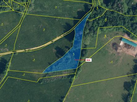 Prodej pozemku, les, 2 802 m²