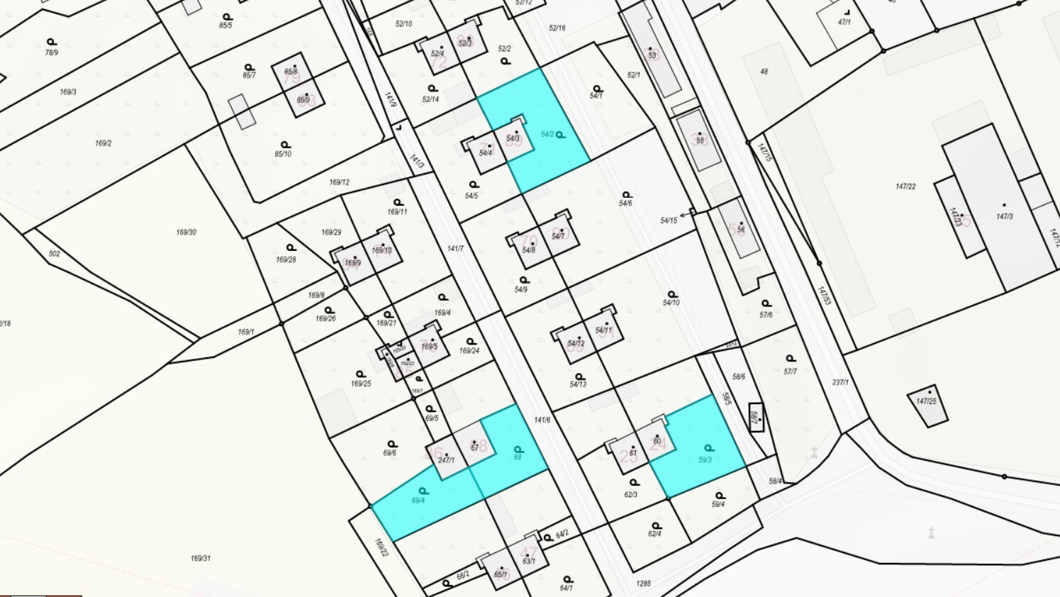 id. 1/9 pozemků - zahrady v k.ú. Neškaredice, okres Kutná Hora