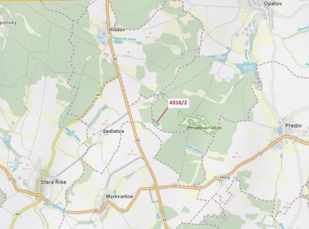 Prodej pozemku, les, 7 085 m²