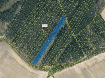 Prodej pozemku, les, 5 902 m²