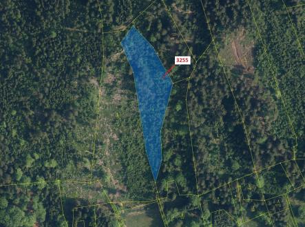 Prodej pozemku, les, 6 125 m²