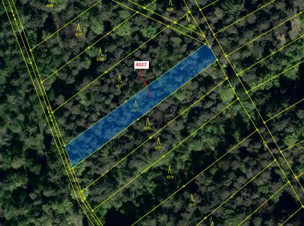 Prodej pozemku, les, 1 282 m²