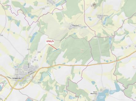 Prodej pozemku, les, 3 866 m²