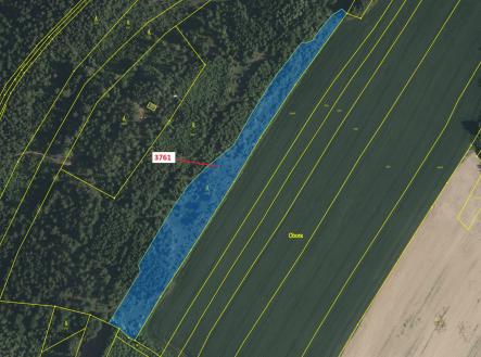 Prodej pozemku, les, 9 243 m²