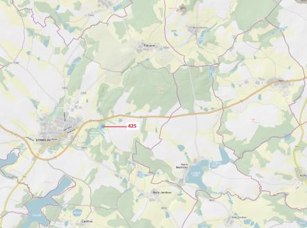 Prodej pozemku, les, 7 499 m²