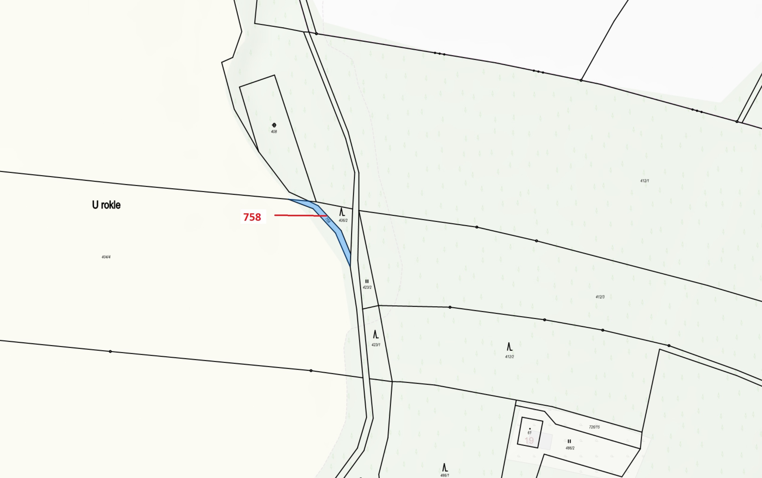 Ostatní plocha o výměře 126 m2, podíl 1/1, katastrální území Maršovice u Dubé, obec Chlum, obec s ro